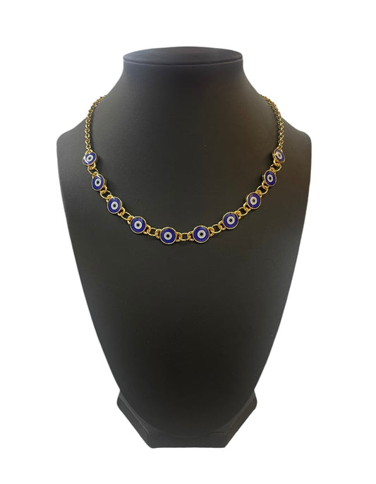 Choker with Evil Eye.