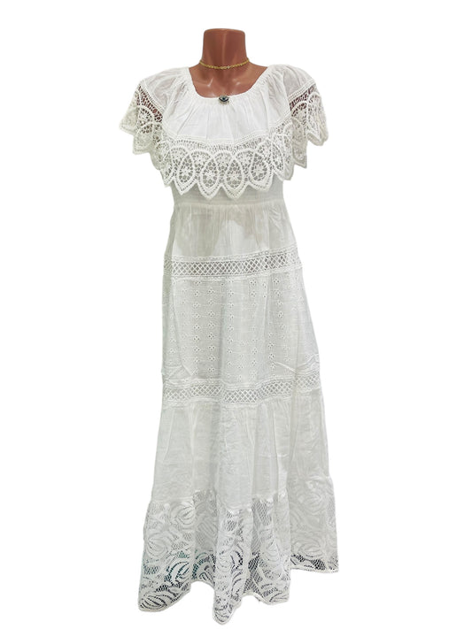 Juliet White Long Dress.