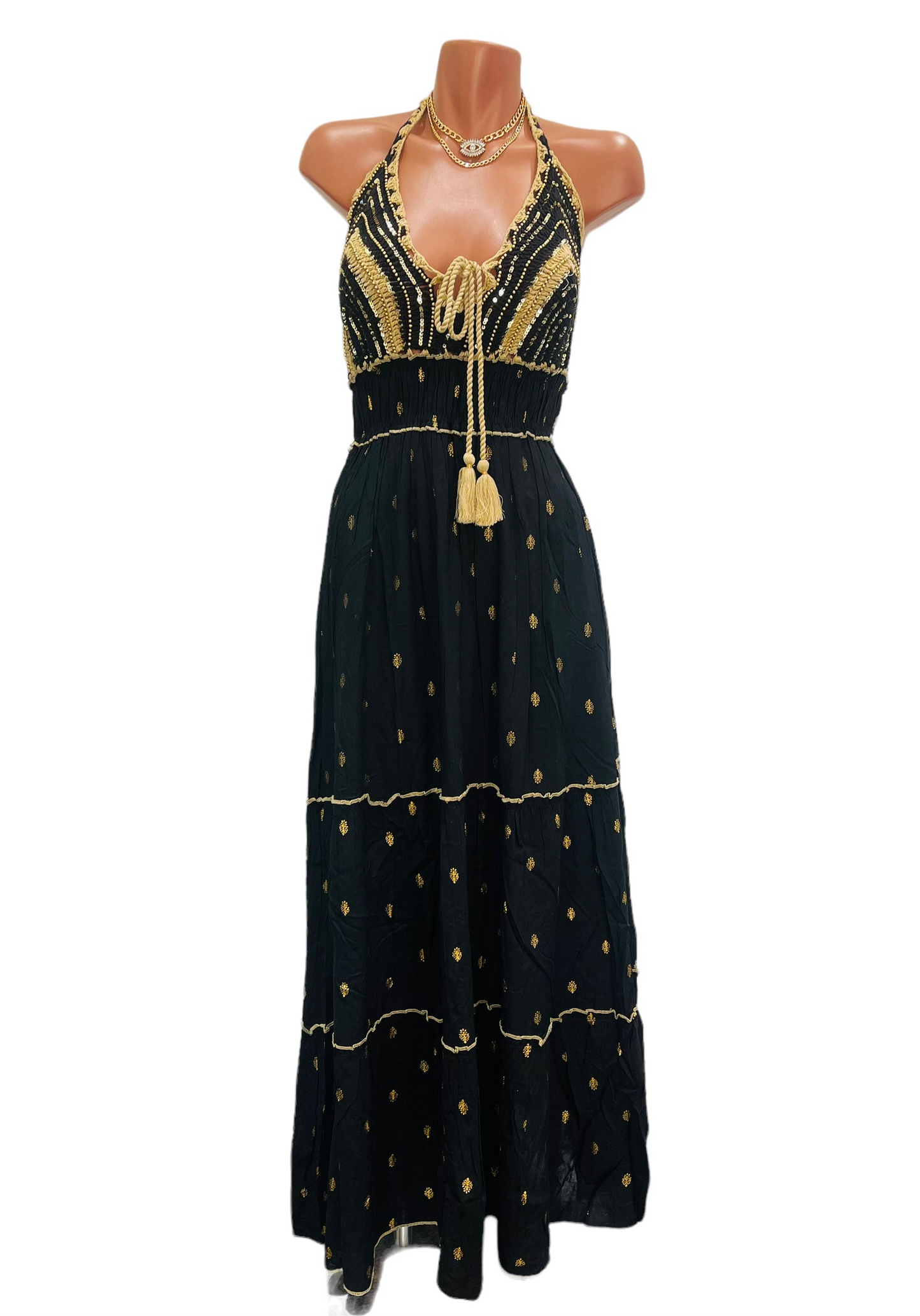 Layla Black Long Dress