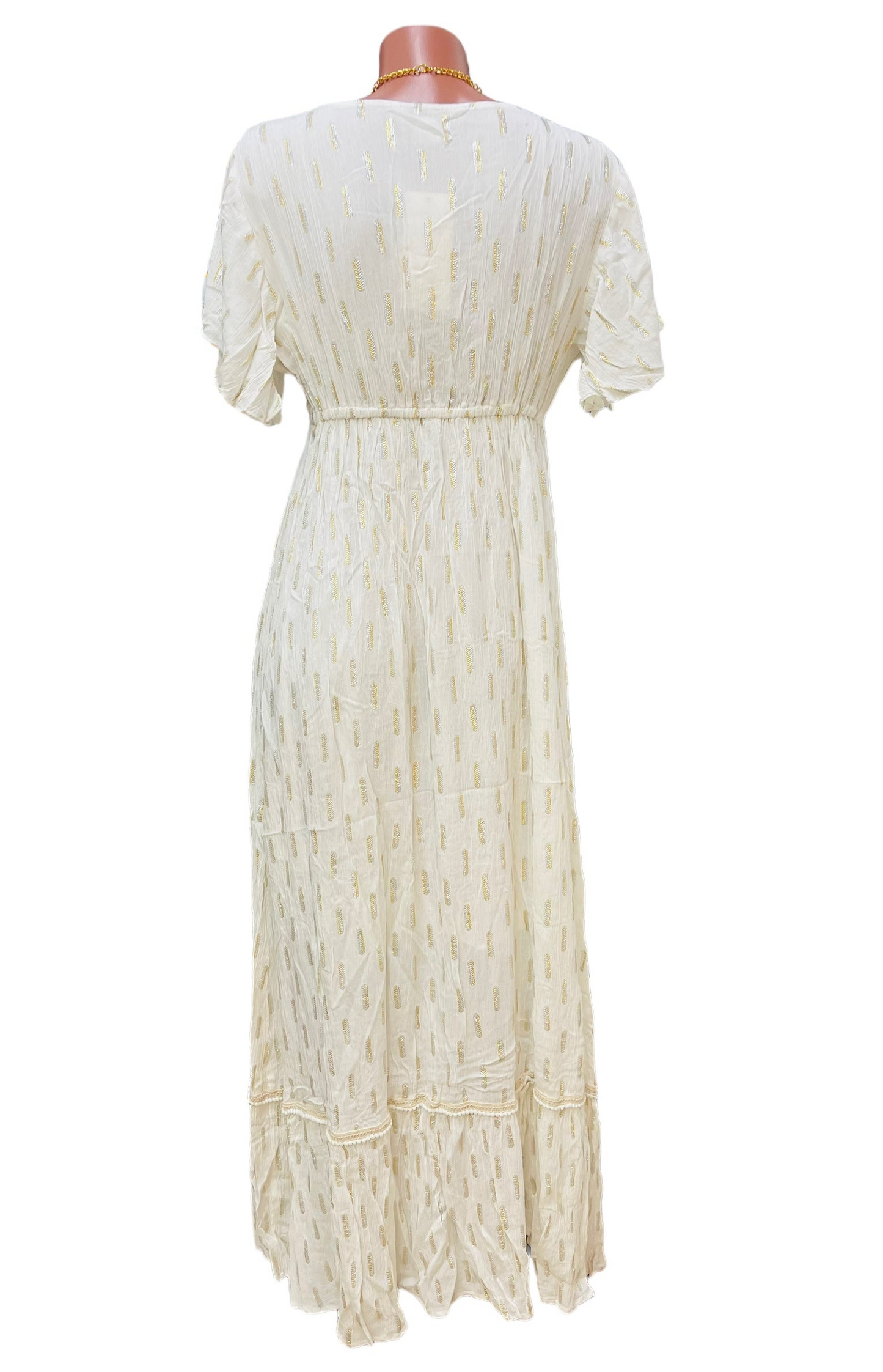 Isabelle White Long Dress