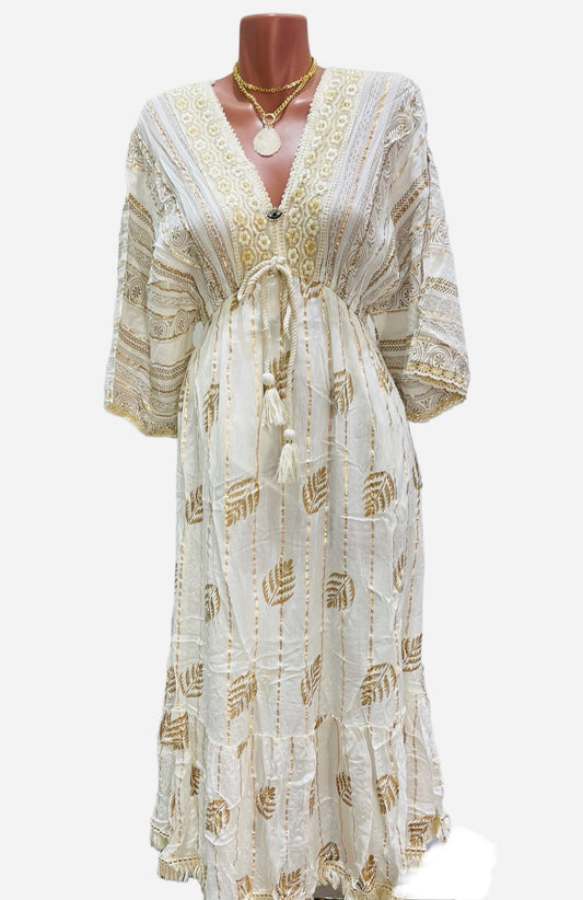 Wendy White Long Dress.