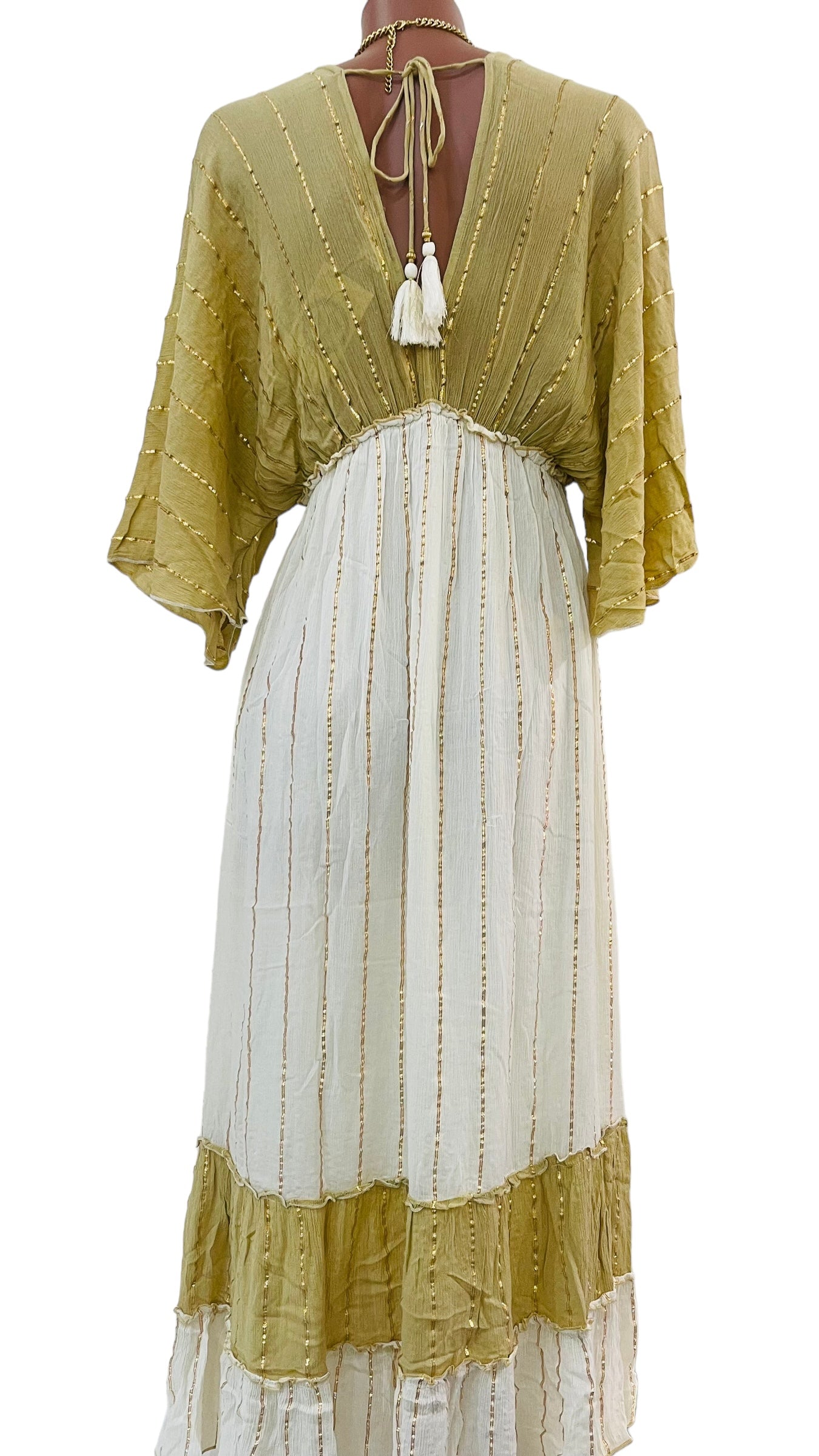 Rome Beige Long Dress.