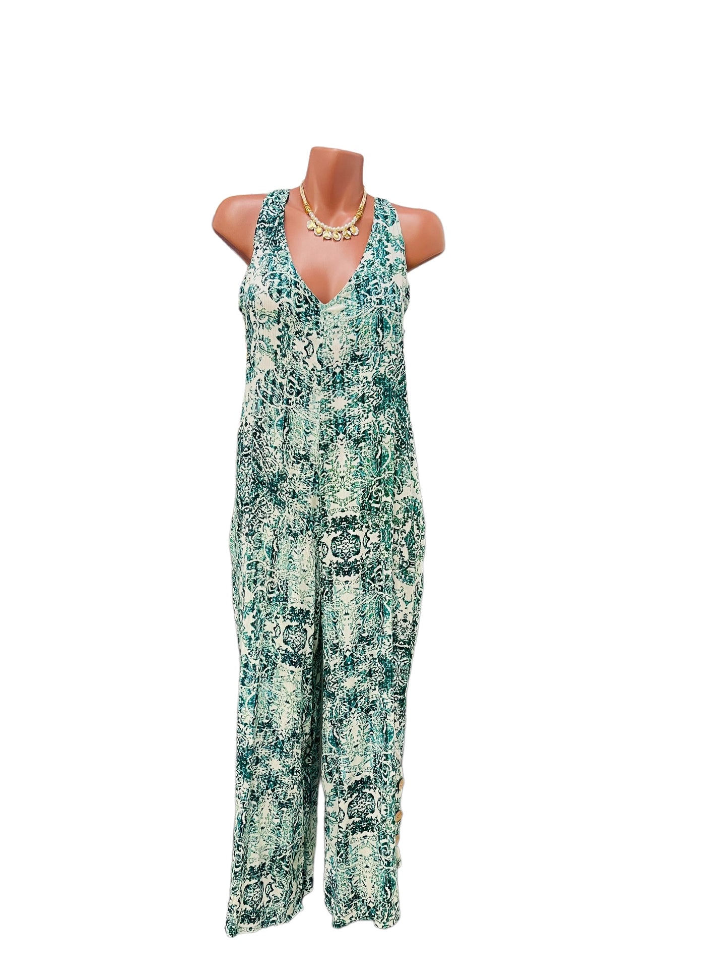 Hayla Green Jumpsuit.