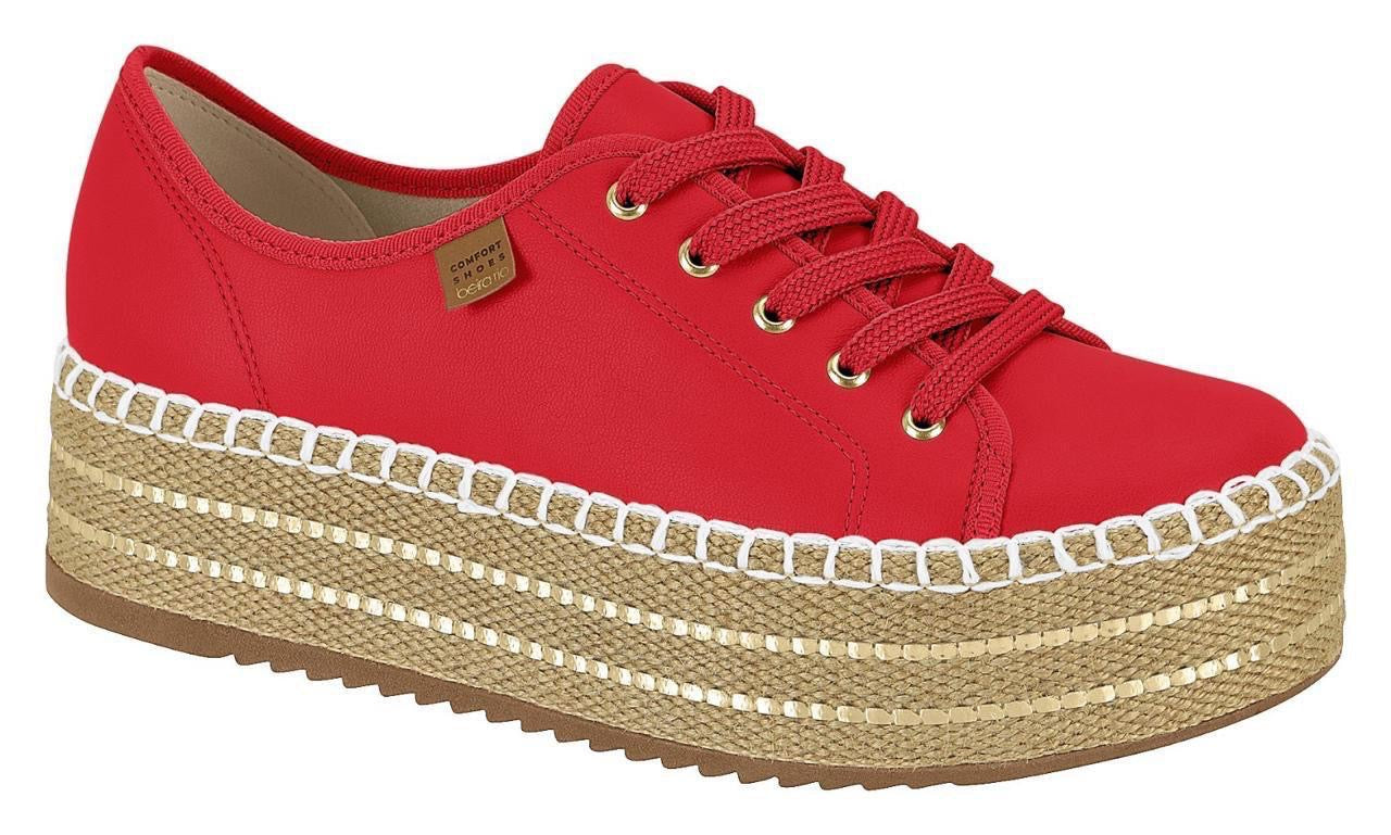 Red Espadrille Sneakers