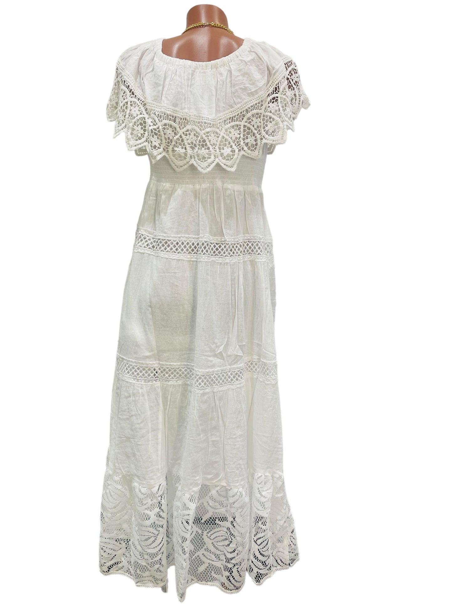 Juliet White Long Dress.