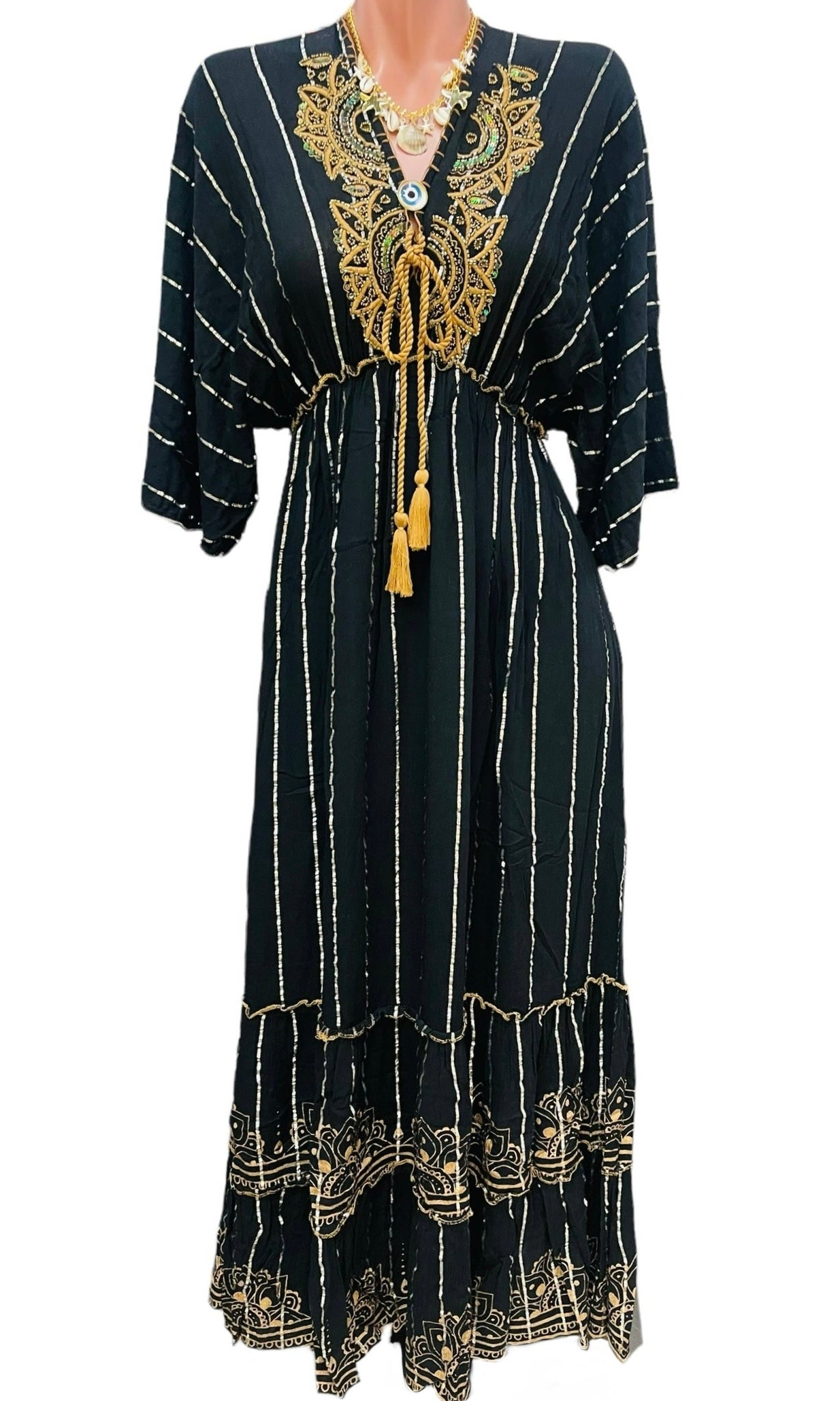 Amber Black Long Dress.